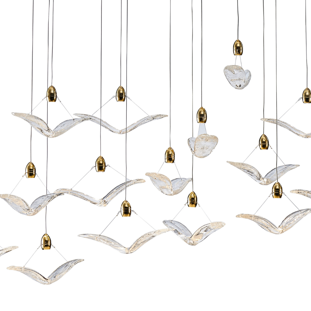 Heavenly Flock Double Height Chandelier | Ivanka Lumiere