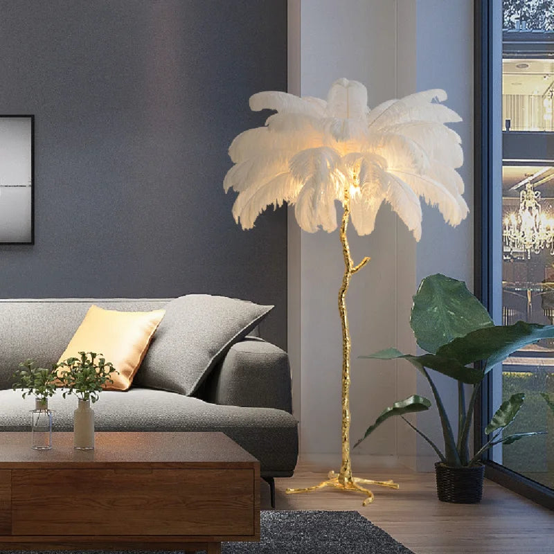 Feather Floor Lamp | Ivanka Lumiere