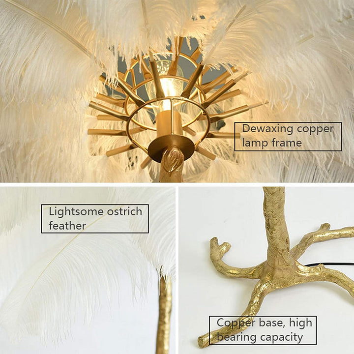 Feather Floor Lamp | Ivanka Lumiere