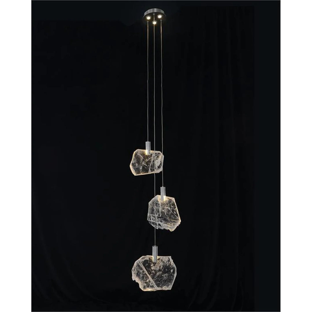 Glacial Grandeur Double Height Chandelier | Ivanka Lumiere