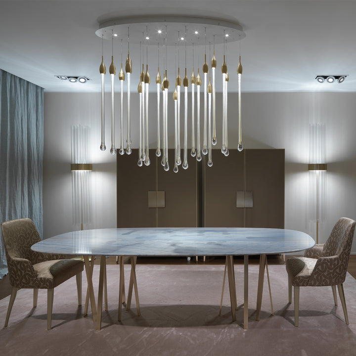 Crystal Drop Light Grand Chandelier | Ivanka Lumiere