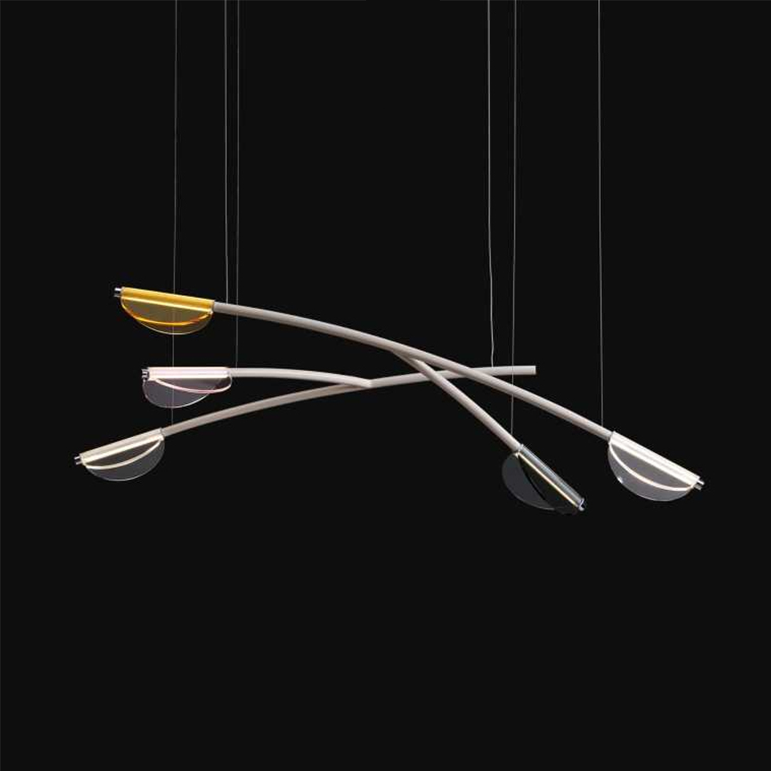 Astral Aura 3 Arc Chandelier - Ivanka Lumiere