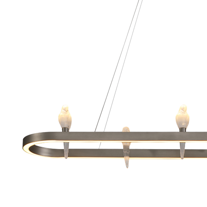 Regal Parrot Glow Linear Chandelier | Ivanka Lumiere