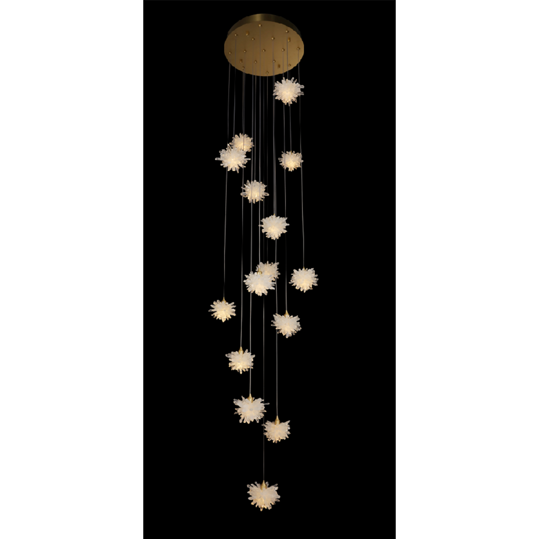 Stellar Star Double Height Chandelier | Ivanka Lumiere