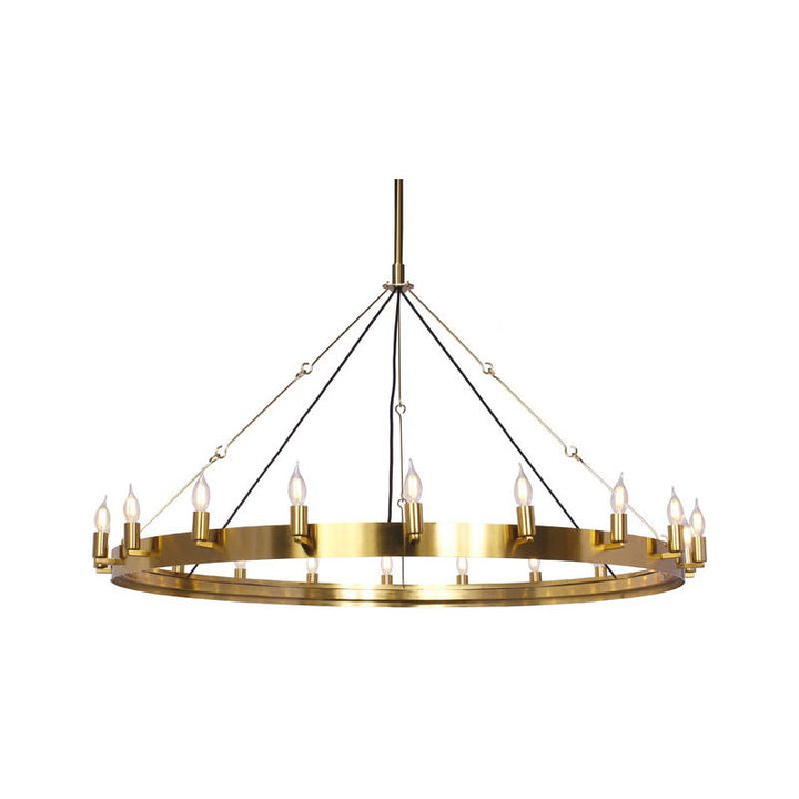 Industrial Round Metal Chandelier | Ivanka Lumiere