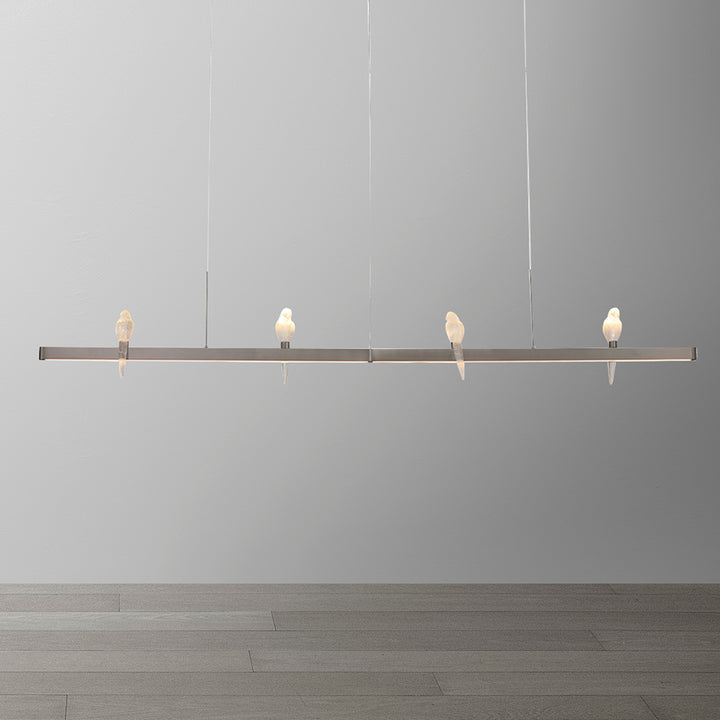 Regal Parrot Glow Linear Chandelier | Ivanka Lumiere