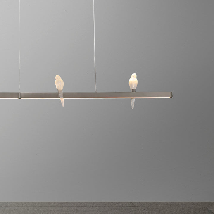 Regal Parrot Glow Linear Chandelier | Ivanka Lumiere