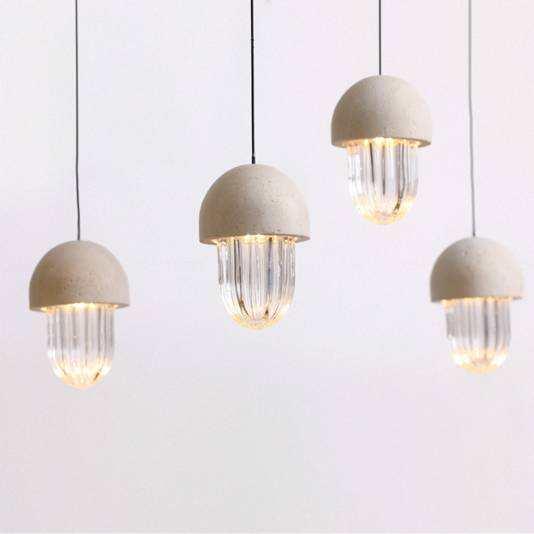 Concrete Dome Pendants | Ivanka Lumiere