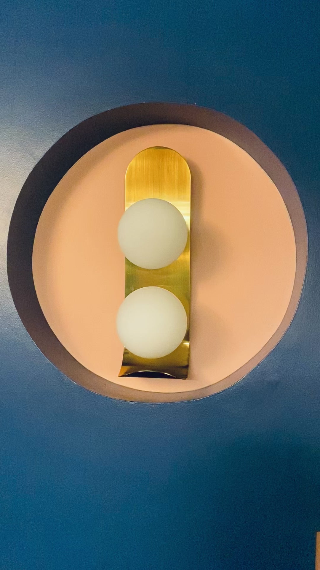 Opal Globe Dual Wall Light| Ivanka Lumiere