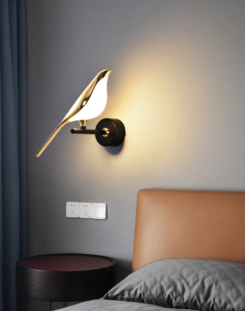 Golden Bird Wall Light | Ivanka Lumiere