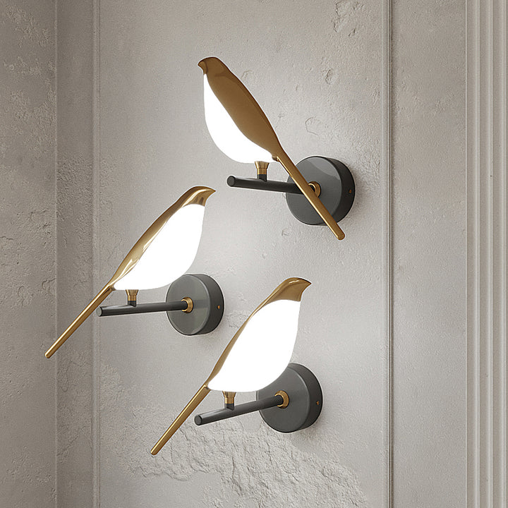 Golden Bird Wall Light | Ivanka Lumiere