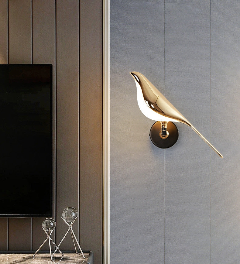 Golden Bird Wall Light | Ivanka Lumiere