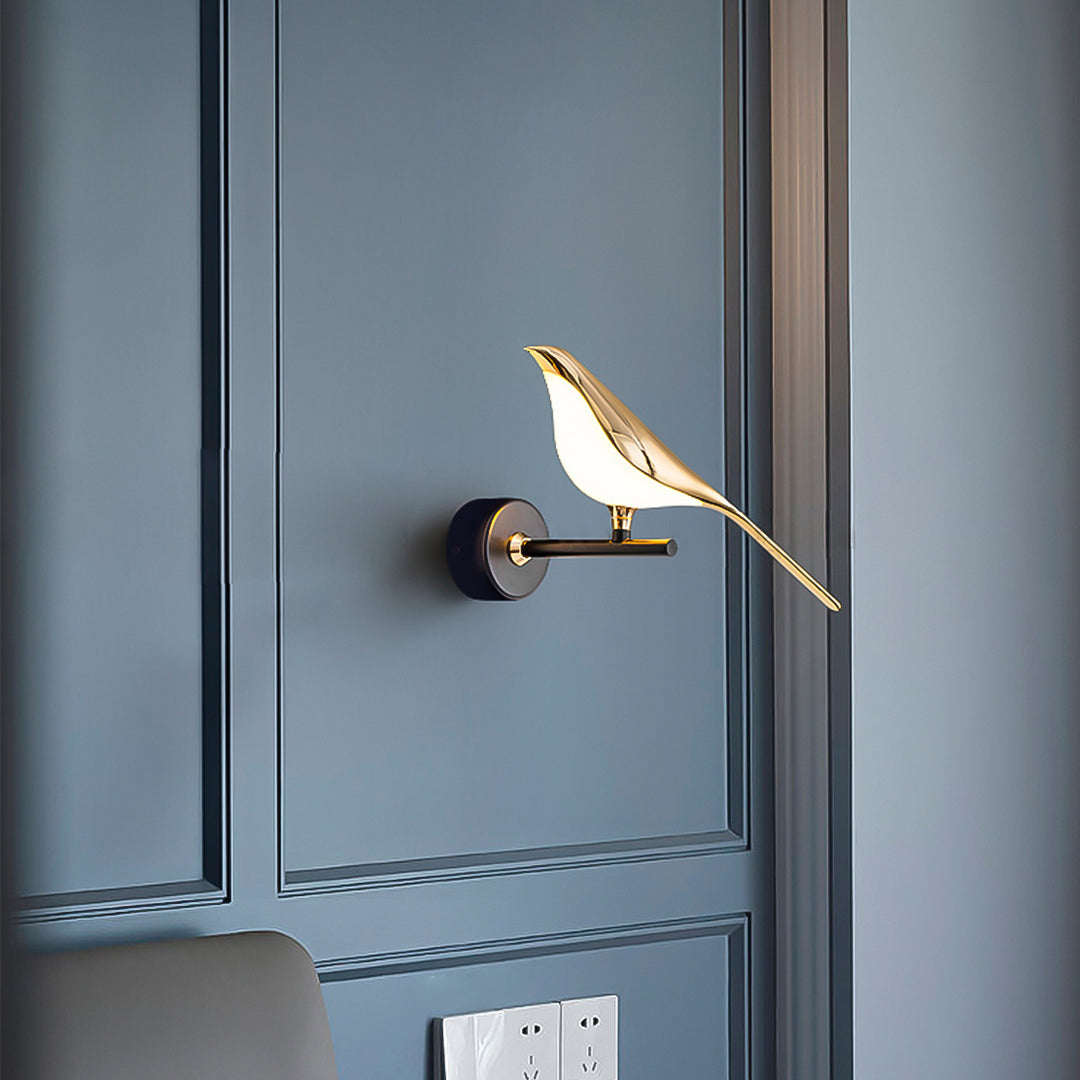 Golden Bird Wall Light | Ivanka Lumiere