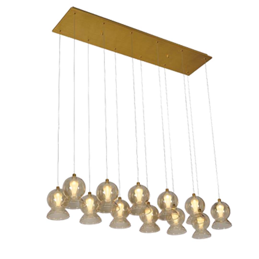 Linear Bell Chandelier