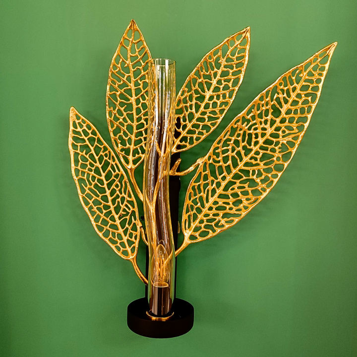 Golden Leaf Wall Lamp| Ivanka Lumiere