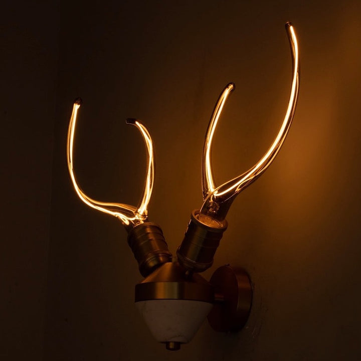 ANTLER'S HORN WALL LIGHT