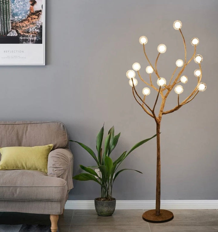 Rustic Tree Branch Floor Lamp | Ivanka Lumiere