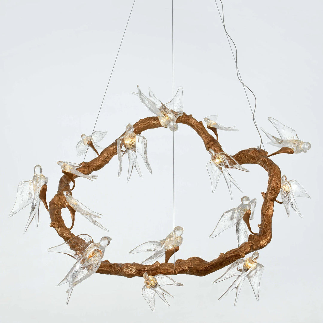 Hirundo Rustica Ring Chandelier | Ivanka Lumiere